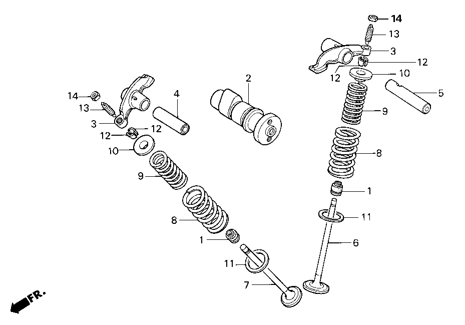 2006 Honda NSF100 Cam Shaft / Valves Parts for Sale