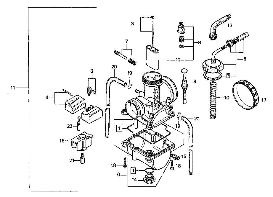 1989 Honda RS125R - E10 Carburetor Image