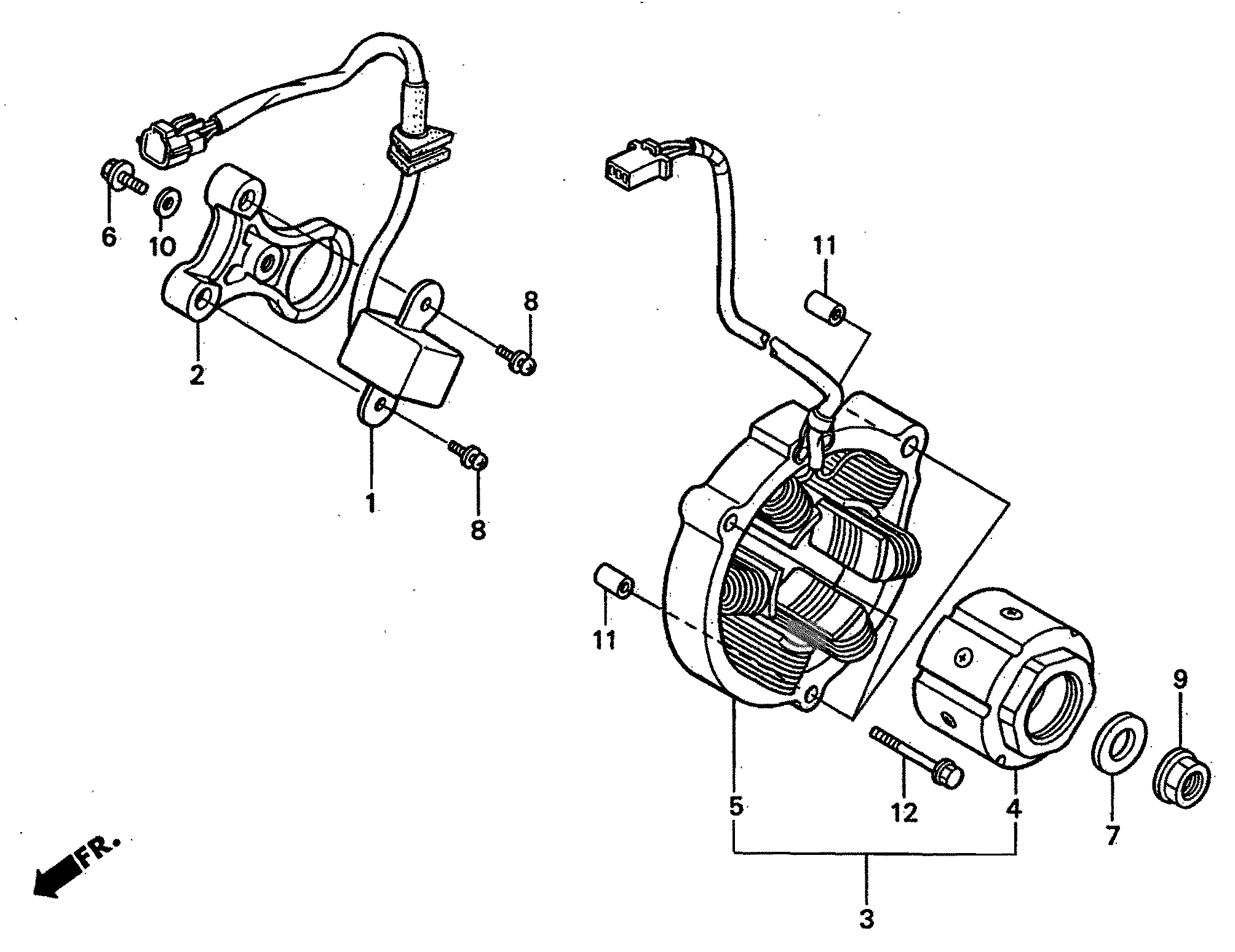 1995 Honda RS125R - E4 A.C. Generator / Pulse Generator Image