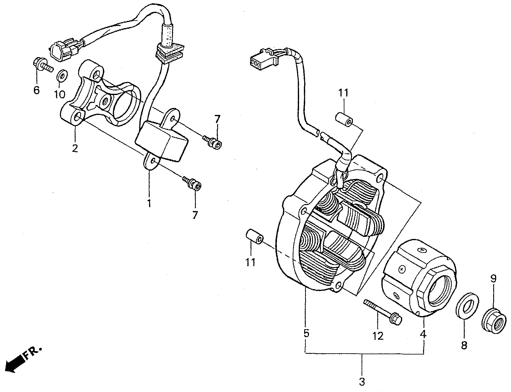 1999 Honda RS125R - E4 A.C. Generator / Pulse Generator Image
