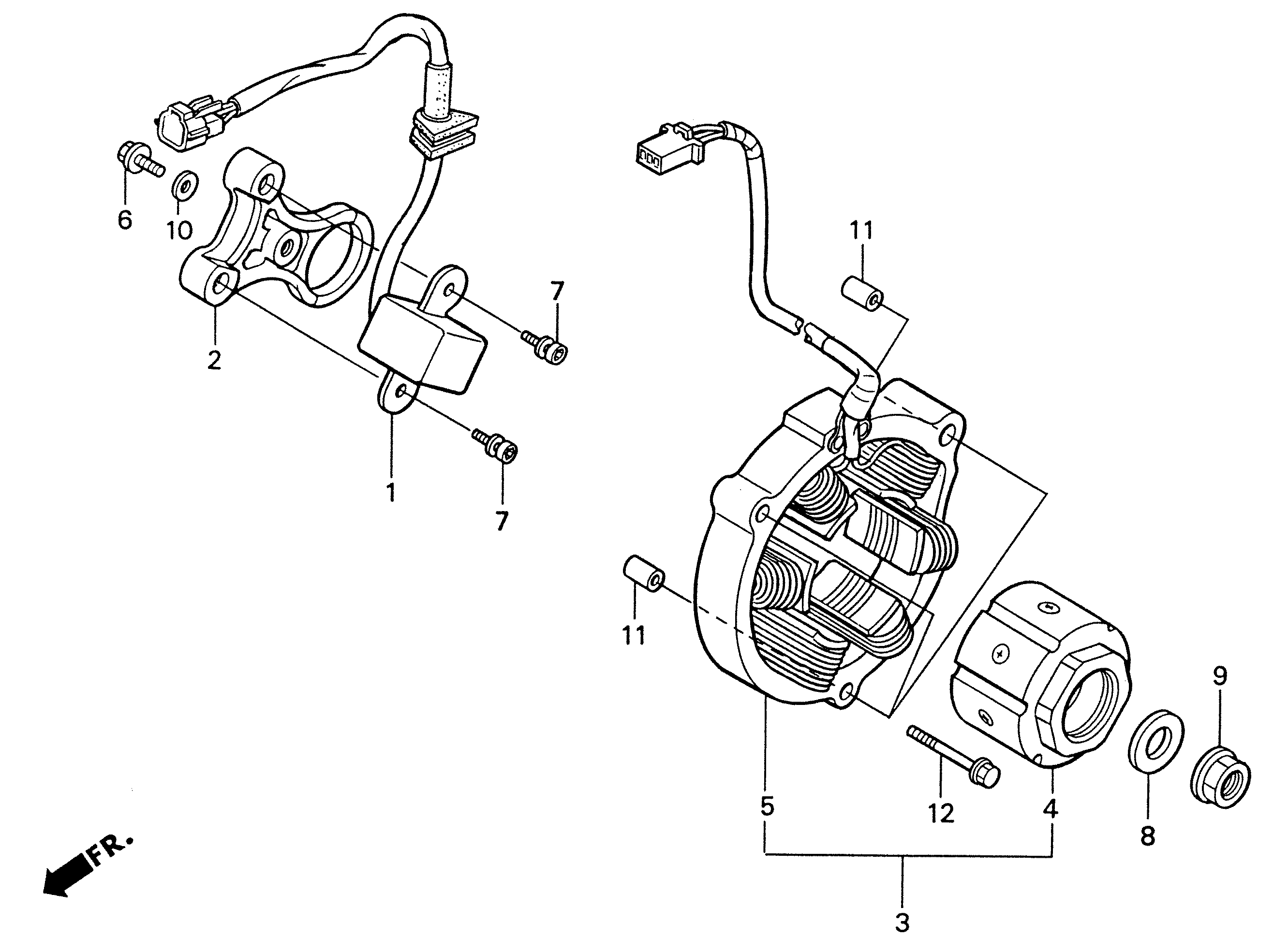 2004 Honda RS125R - E4 A.C. Generator / Pulse Generator Image