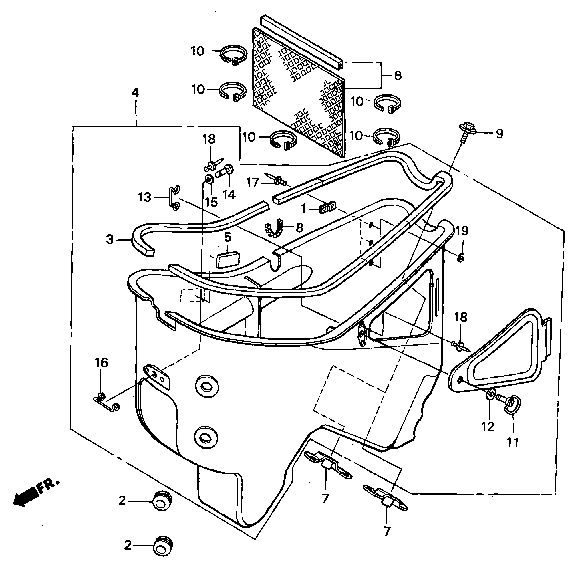Carburetor Box Parts for a 1999 Honda RS250 Technical Sports One, LLC