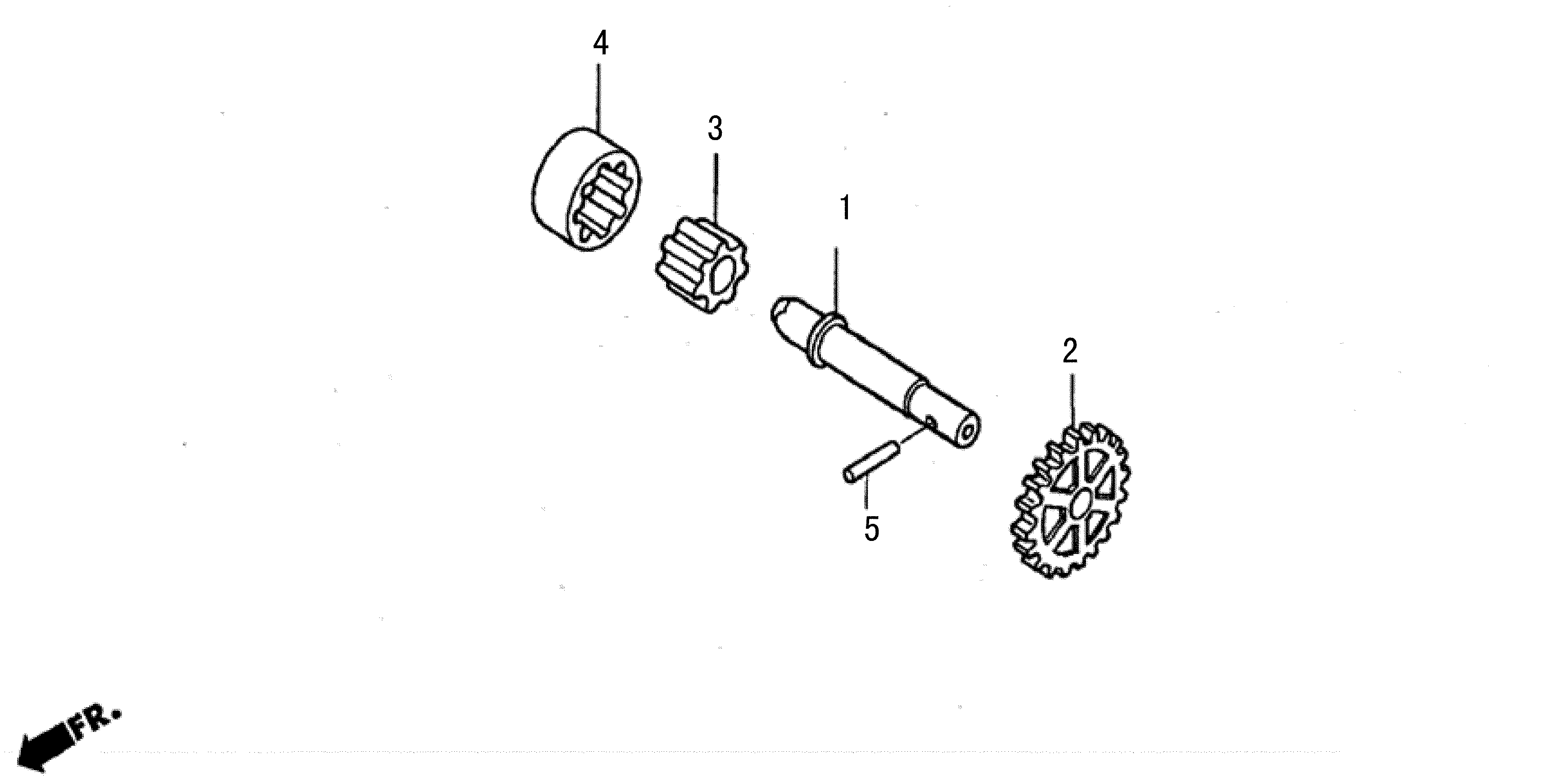 2008 Moriwaki MD250H Oil Pump Parts Manual Parts for Sale