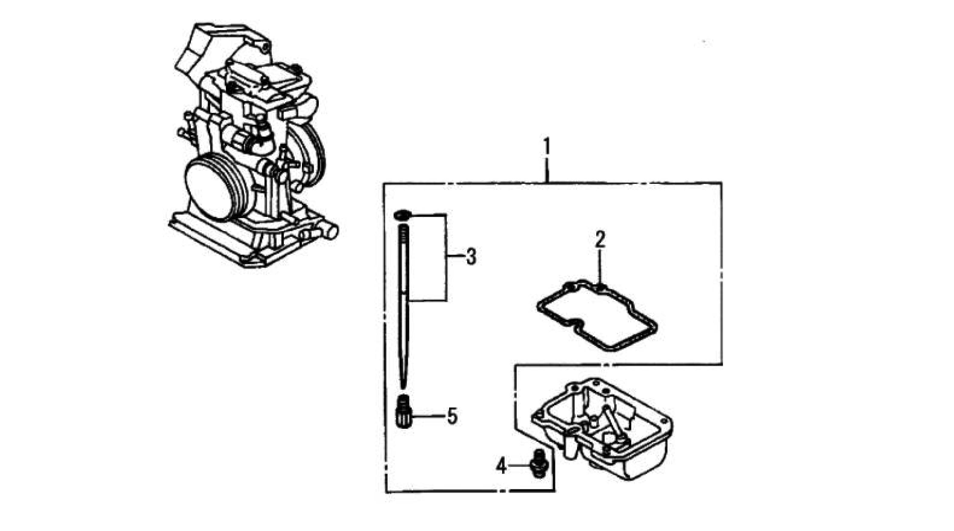 2009 Moriwaki MD250H Carburetor Optional Kit Parts Manual Parts for Sale