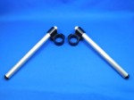 BA12-137-075 CLIP ON HANDLEBAR, BATTLE FACTORY BILLET ALUMINUM (37mm FORK / 7.5 DEGREE BAR ANGLE) HONDA CBR250R (2011-2015) / CBR250RR (MC19) / Kawasaki NINJA 250 / NINJA 250R