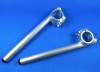 BA12-38-08 CLIP ON HANDLEBAR, BATTLE FACTORY WELDED ALUMINUM (38mm FORK / 8 DEGREE BAR ANGLE) YAMAHA SRX4 (3VN) / SRX6 (3SX)