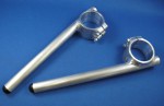 BA12-51-08 CLIP ON HANDLEBAR, BATTLE FACTORY WELDED ALUMINUM (51mm FORK / 8 DEGREE BAR ANGLE) APRILIA RSV4