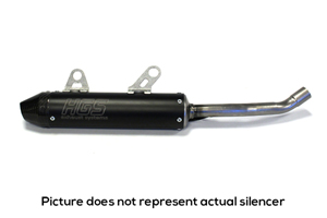 HG06S611BLC HGS SILENCER KTM 250SX/300SX 2017-2018 / HUSQVARNA TC250 CARBON ENDCAP 
