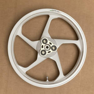 HO05P57350W WHEEL, REAR (350x17) MARVIC PENTA MAGNESIUM HONDA RS125 WHITE