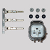 BA14-072 CONNECTOR, ELECTRICAL WATER PROOF 3 PIN PYRAMID MALE