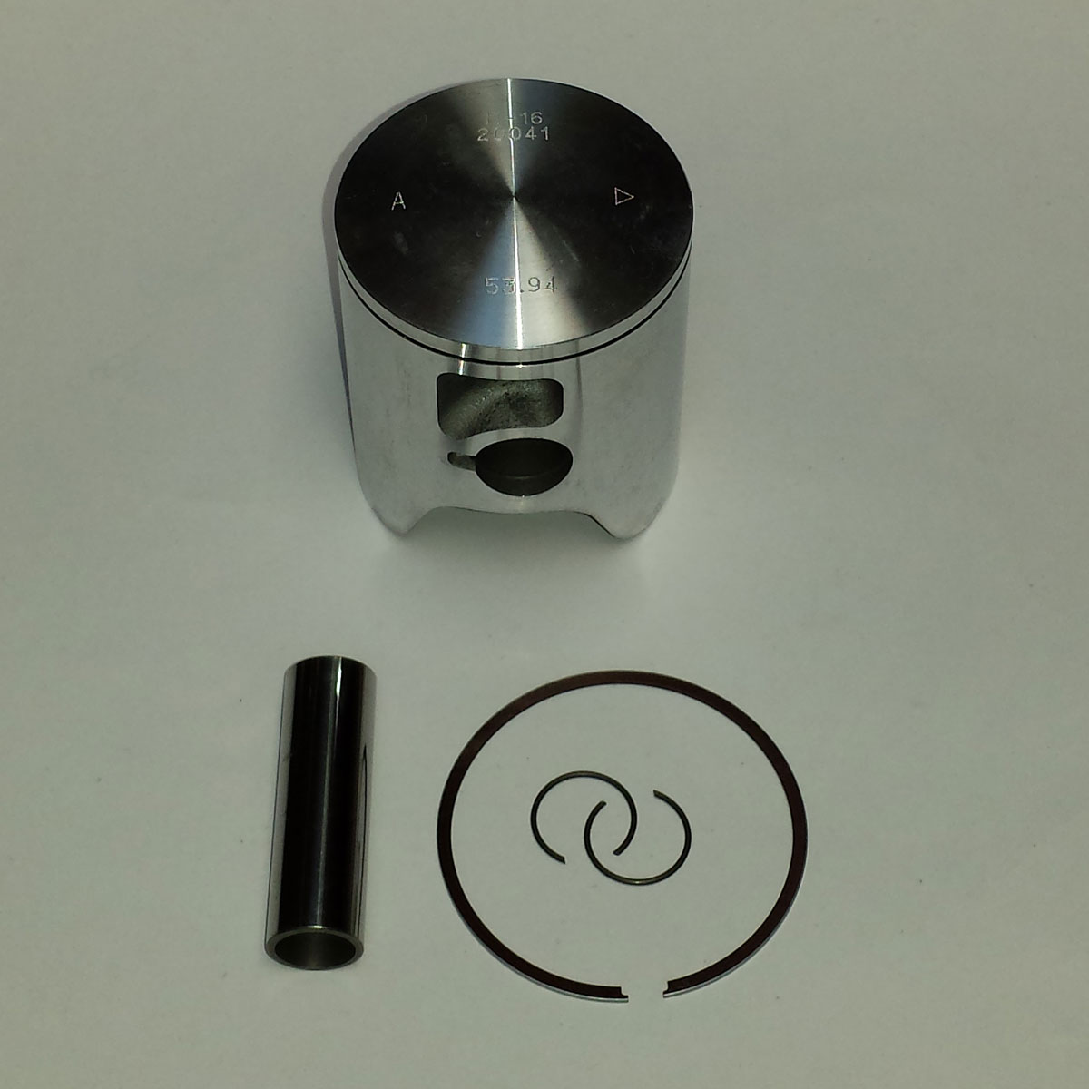 PISTON KIT, VERTEX 53.94mm, DOME-TOP HONDA 1995+ RS125 (A-Kit Type Piston, 0.8mm Ring, Pin and Circlips) for 1995 1996 1997 1998 1999 2000 2001 2003 2003 2004 Honda RS125 Parts Book Parts for Sale