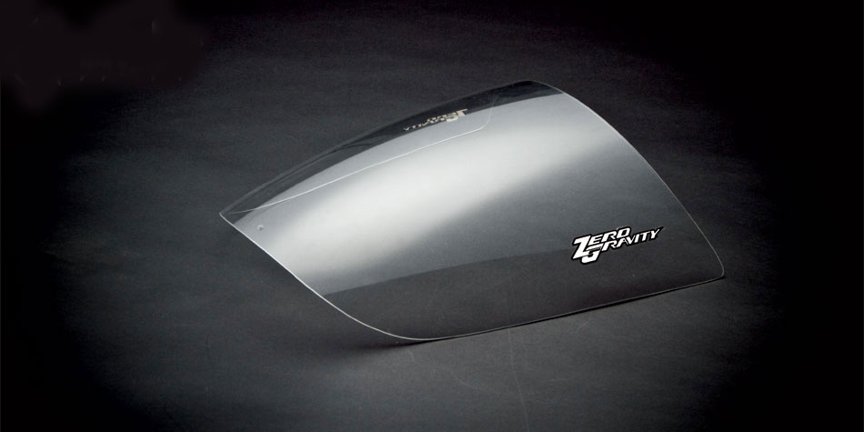 13-475-01 WINDSCREEN, Zero Gravity 2000-03 Honda RS125 SR Series (un-drilled) Clear